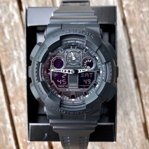 Cassio GA-100 G-Shock Black Digital Watch